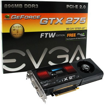 evga GeForce GTX 275 FTW 